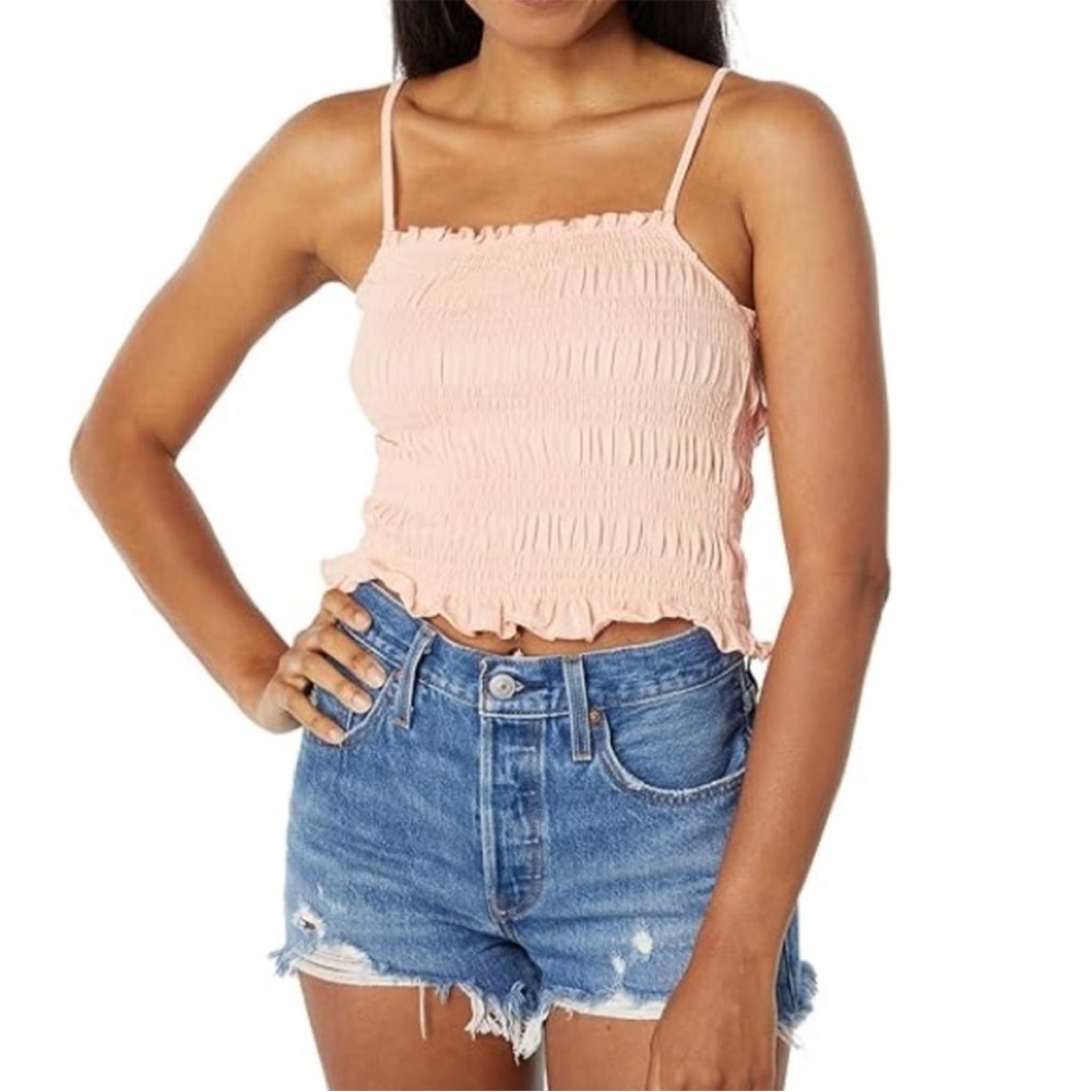 NWT Smocked Cami in Peach BCBGeneration - Picture 2 of 5